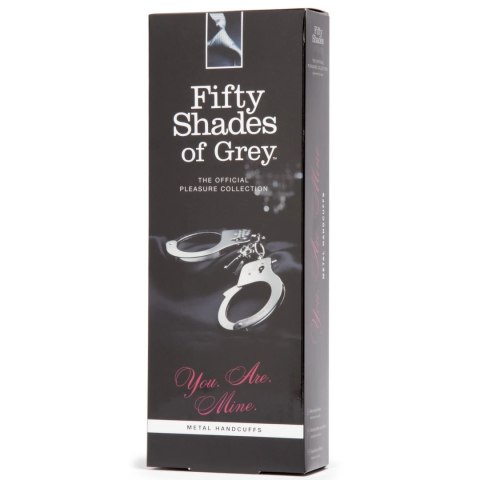 Fifty Shades of Grey You Are Mine kajdanki stalowe z zamkiem 26,7 cm Fifty Shades of Grey You Are Mine kajdanki stalowe z zamkiem 26,7 cm