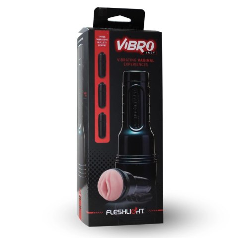 Fleshlight Vibro Pink Lady Touch - system wibracyjny, SuperSkin, rożowy Fleshlight Vibro Pink Lady Touch - system wibracyjny, SuperSkin, rożowy