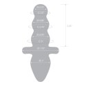 Glas Titus szklana zatyczka anatomiczna, szkło borokrzemowe 11,5 cm