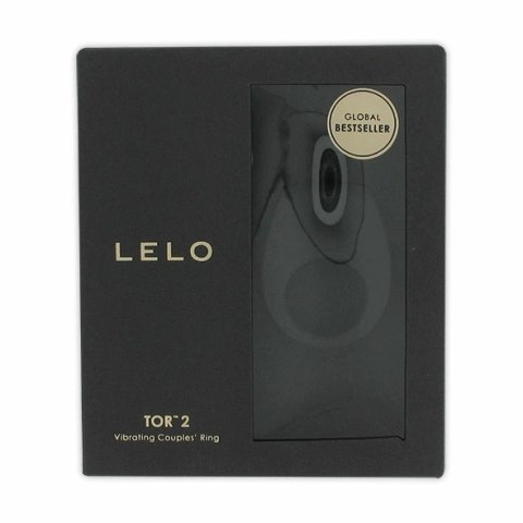 LELO Tor 2 Black - Pierścień wibrujący, wodoodporny, silikonowy LELO Tor 2 Black - Pierścień wibrujący, wodoodporny, silikonowy