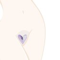 Ladyshape Heart Szablon do stylizacji bikini z akcesoriami