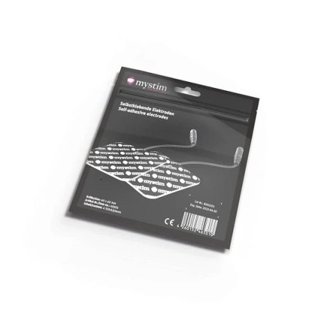 Mystim Elektrody samoprzylepne 2 mm do urządzeń TENS, 4 sztuki Mystim Elektrody samoprzylepne 2 mm do urządzeń TENS, 4 sztuki