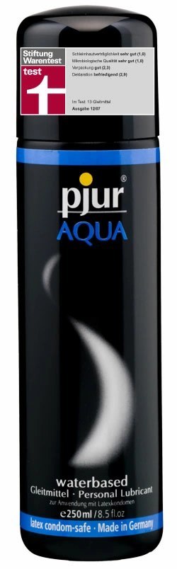 Pjur Aqua Waterbased 250 ml - żel nawilżający klasy premium, bezzapachowy