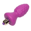 Rocks-Off Ass-Berries 7-Speed Raspberry silikonowy z wibracjami 9,5cm