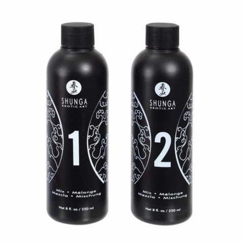 Shunga Body-to-Body Żel do masażu Truskawka & Szampan 2x250ml + prześcieradło Shunga Body-to-Body Żel do masażu Truskawka & Szampan 2x250ml + prześcieradło