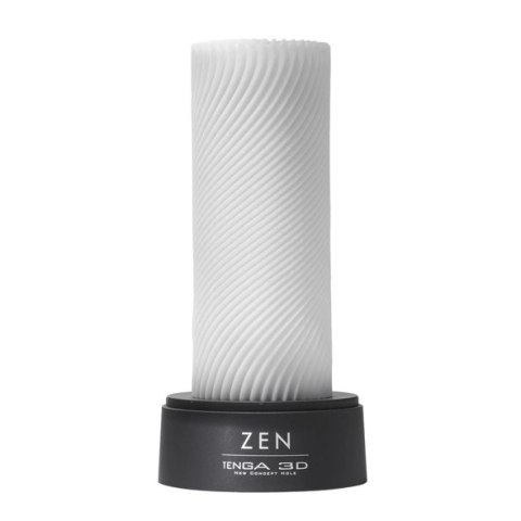 Tenga Sleeve 3D Zen - model z teksturą spiralną, 15,65 cm Tenga Sleeve 3D Zen - model z teksturą spiralną, 15,65 cm