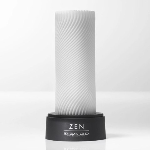 Tenga Sleeve 3D Zen - model z teksturą spiralną, 15,65 cm Tenga Sleeve 3D Zen - model z teksturą spiralną, 15,65 cm