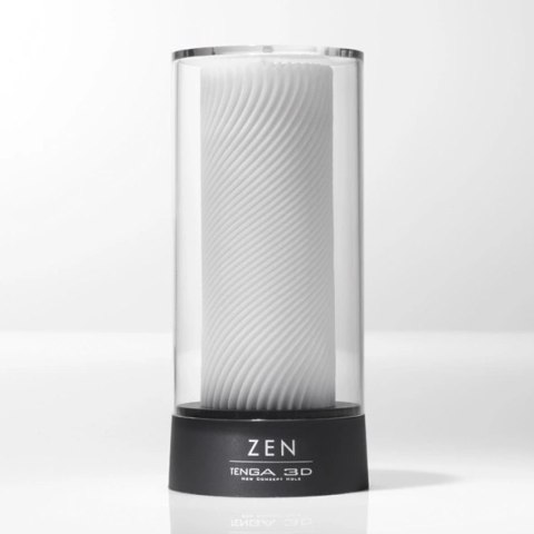Tenga Sleeve 3D Zen - model z teksturą spiralną, 15,65 cm Tenga Sleeve 3D Zen - model z teksturą spiralną, 15,65 cm
