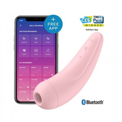 Satisfyer Curvy 2+ Pink with App incl. Bluetooth and App Satisfyer Curvy 2+ Pink with App incl. Bluetooth and App