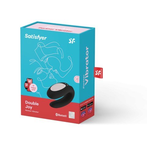 Satisfyer Double Joy Black incl. Bluetooth and App Satisfyer Double Joy Black incl. Bluetooth and App