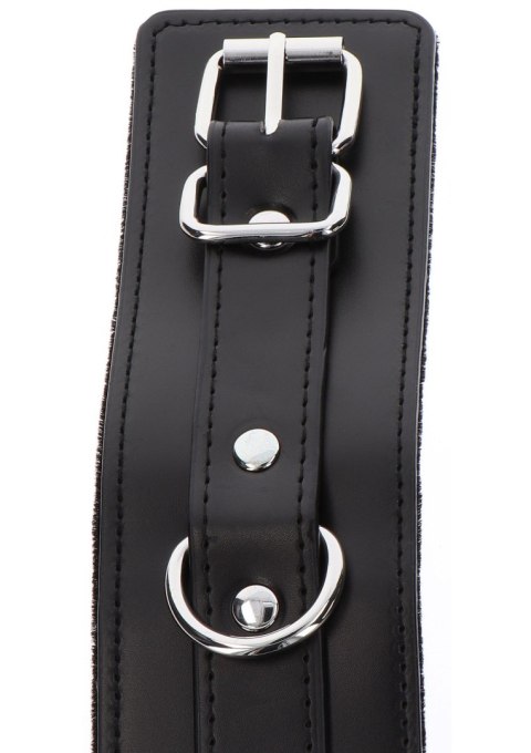 Czarne kajdanki na nogi z ekoskóry Taboom Ankle Cuffs Black Czarne kajdanki na nogi z ekoskóry Taboom Ankle Cuffs Black