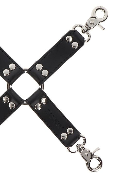 Czarny łącznik do kajdanek z ekoskóry Taboom Hogtie Black Czarny łącznik do kajdanek z ekoskóry Taboom Hogtie Black