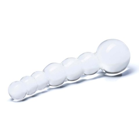 Kulkowe szklane dildo do stymulacji punktu G Glas Curved Glass Beaded Dildo Kulkowe szklane dildo do stymulacji punktu G Glas Curved Glass Beaded Dildo