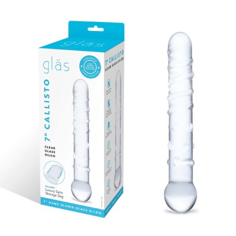 Proste szklane dildo Glas Callisto Clear Glass Dildo Proste szklane dildo Glas Callisto Clear Glass Dildo