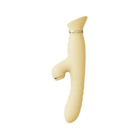 Pulsator z wibracjami oraz główką w kształcie róży Zalo Rose Thruster Lemon Yellow Pulsator z wibracjami oraz główką w kształcie róży Zalo Rose Thruster Lemon Yellow