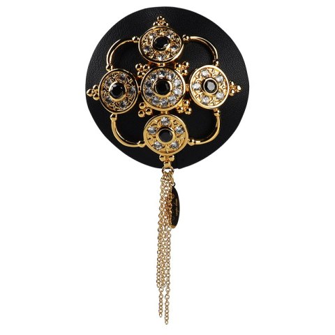 Skórzane ozdobne nasutniki Upko Luxury Baroque Leather Pasties Skórzane ozdobne nasutniki Upko Luxury Baroque Leather Pasties