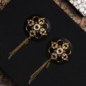 Skórzane ozdobne nasutniki Upko Luxury Baroque Leather Pasties