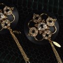 Skórzane ozdobne nasutniki Upko Luxury Baroque Leather Pasties
