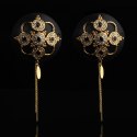 Skórzane ozdobne nasutniki Upko Luxury Baroque Leather Pasties