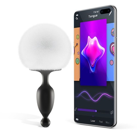 Sterowany apką wibrujący korek z króliczym ogonkiem Magic Motion Magic Bunny Sterowany apką wibrujący korek z króliczym ogonkiem Magic Motion Magic Bunny