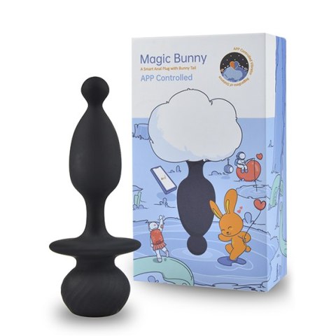 Sterowany apką wibrujący korek z króliczym ogonkiem Magic Motion Magic Bunny Sterowany apką wibrujący korek z króliczym ogonkiem Magic Motion Magic Bunny