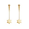 Upko Non-pierced clitoral jewelry dangle with snowflake
