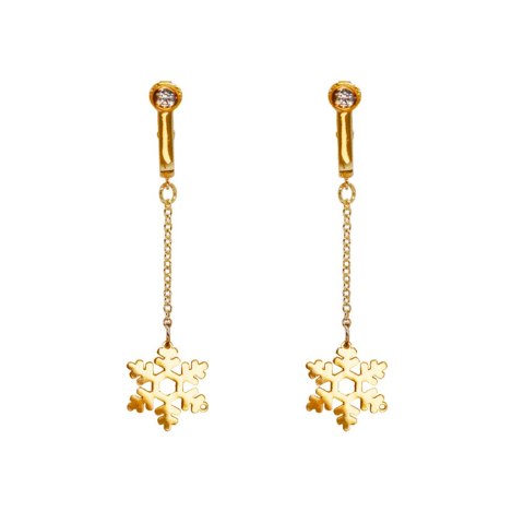 Upko Non-pierced clitoral jewelry dangle with snowflake Upko Non-pierced clitoral jewelry dangle with snowflake