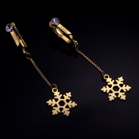 Upko Non-pierced clitoral jewelry dangle with snowflake Upko Non-pierced clitoral jewelry dangle with snowflake