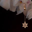 Upko Non-pierced clitoral jewelry dangle with snowflake