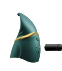 Wielofunkcyjny wibrator punktowy Zalo Hero Jewel Green