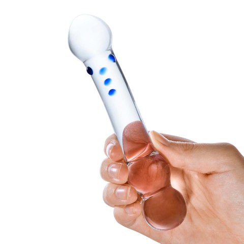 Zakrzywione dildo do punktu G Glas Curved G-Spot Glass Dildo Zakrzywione dildo do punktu G Glas Curved G-Spot Glass Dildo