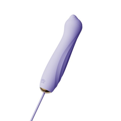 Zestaw bezdotykowy stymulator łechtaczki wraz z dwoma wibratorami Zalo Unicorn Set Berry Violet Zestaw bezdotykowy stymulator łechtaczki wraz z dwoma wibratorami Zalo Unicorn Set Berry Violet