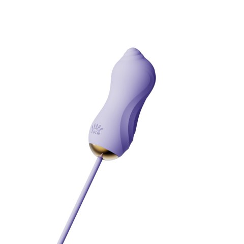 Zestaw bezdotykowy stymulator łechtaczki wraz z dwoma wibratorami Zalo Unicorn Set Berry Violet Zestaw bezdotykowy stymulator łechtaczki wraz z dwoma wibratorami Zalo Unicorn Set Berry Violet