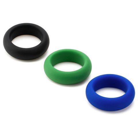 Zestaw trzech rozciągliwych silikonowych pierścieni erekcyjnych Je Joue Silicone Cock Ring Trio - All 3 Stretch Levels Zestaw trzech rozciągliwych silikonowych pierścieni erekcyjnych Je Joue Silicone Cock Ring Trio - All 3 Stretch Levels