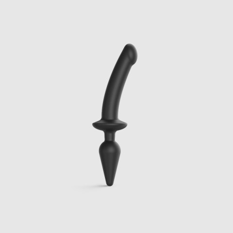 Dustronne dildo-korek Strap-on-me Switch Plug-in Semi-realistic Dildo Black L Dustronne dildo-korek Strap-on-me Switch Plug-in Semi-realistic Dildo Black L