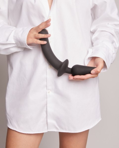 Dustronne dildo-korek Strap-on-me Switch Plug-in Semi-realistic Dildo Black L Dustronne dildo-korek Strap-on-me Switch Plug-in Semi-realistic Dildo Black L