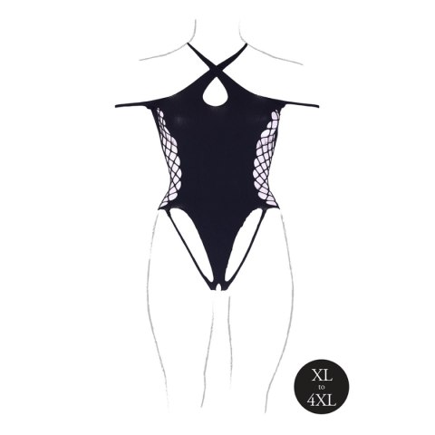 Le Désir Leda XIII - Body with Crossed Neckline Black OSX Le Désir Leda XIII - Body with Crossed Neckline Black OSX