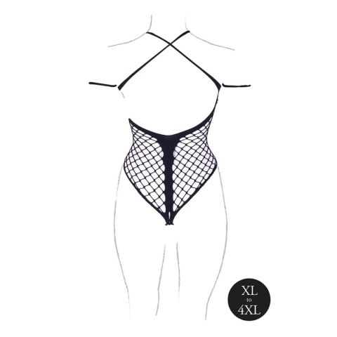 Le Désir Leda XIII - Body with Crossed Neckline Black OSX Le Désir Leda XIII - Body with Crossed Neckline Black OSX