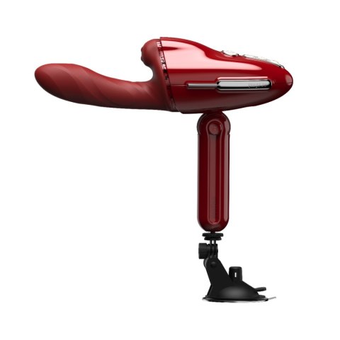 Przenośna seksmaszyna Qingnan No.9 Handheld Vibrating and Rotating Thruster Set Red Przenośna seksmaszyna Qingnan No.9 Handheld Vibrating and Rotating Thruster Set Red