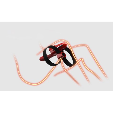 Przenośna seksmaszyna Qingnan No.9 Handheld Vibrating and Rotating Thruster Set Red Przenośna seksmaszyna Qingnan No.9 Handheld Vibrating and Rotating Thruster Set Red