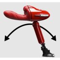 Przenośna seksmaszyna Qingnan No.9 Handheld Vibrating and Rotating Thruster Set Red