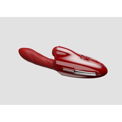 Przenośna seksmaszyna Qingnan No.9 Handheld Vibrating and Rotating Thruster Set Red Przenośna seksmaszyna Qingnan No.9 Handheld Vibrating and Rotating Thruster Set Red