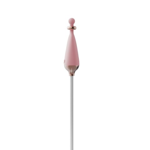 Qingnan No.2 Vibrating Nipple Clamps and Choker Set Pink Qingnan No.2 Vibrating Nipple Clamps and Choker Set Pink