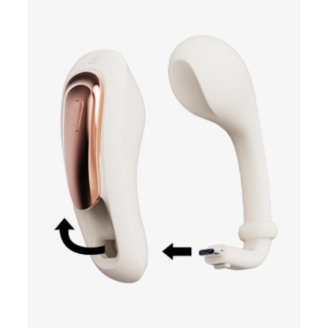 Qingnan No.6 Wireless Control Wearable Vibrator Beige Qingnan No.6 Wireless Control Wearable Vibrator Beige