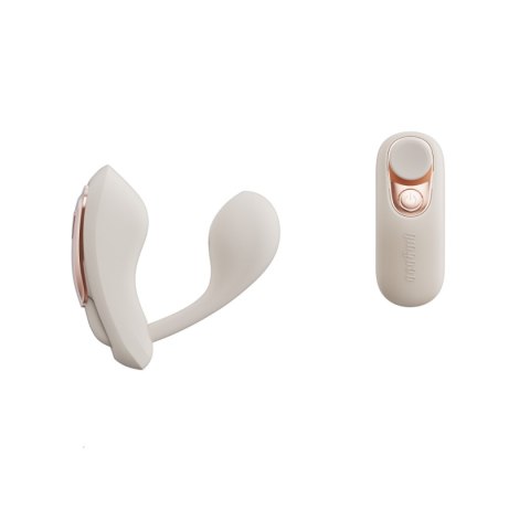 Qingnan No.6 Wireless Control Wearable Vibrator Beige Qingnan No.6 Wireless Control Wearable Vibrator Beige