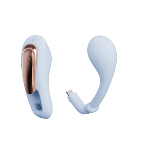 Qingnan No.6 Wireless Control Wearable Vibrator Blue Qingnan No.6 Wireless Control Wearable Vibrator Blue