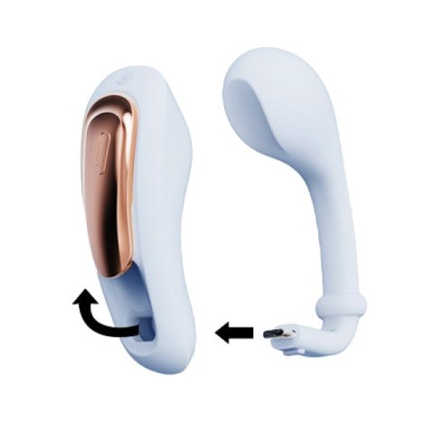 Qingnan No.6 Wireless Control Wearable Vibrator Blue Qingnan No.6 Wireless Control Wearable Vibrator Blue