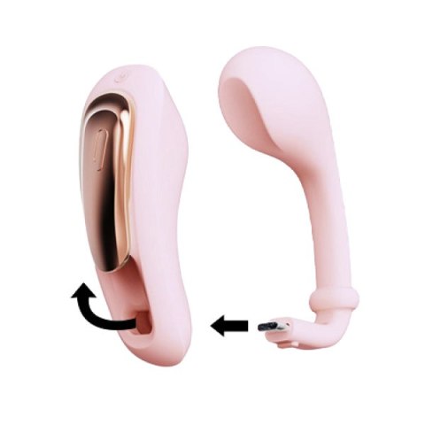 Qingnan No.6 Wireless Control Wearable Vibrator Pink Qingnan No.6 Wireless Control Wearable Vibrator Pink