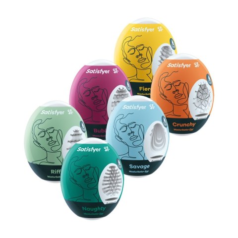 Satisfyer Masturbator Egg 6er Set Assorted Satisfyer Masturbator Egg 6er Set Assorted