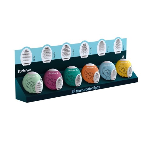 Satisfyer Masturbator Egg 6er Set Assorted Satisfyer Masturbator Egg 6er Set Assorted